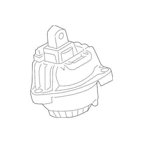 BMW 760Li Engine Mount - Left - Genuine BMW 22116852147