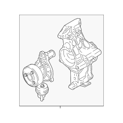 Water Pump With Gasket/Seal, Bmw X4 G02, F98 11517644809
