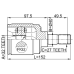 inner cv joint right 32x40x27
