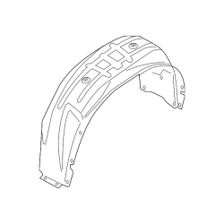 BMW X6 Wheelhouse Liner Rear Right (51717333528)