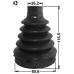 boot inner cv joint kit 80.8x116.5x26.2