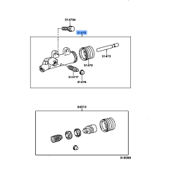 Clutch Release Cylinder for Toyota Hilux Fortuner TGN156 TGN110