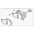 BMW Fog Lamp Assembly - E39 525i 530i 540i 2001-2003 Left Side