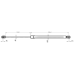 trunk gas strut l500/500n