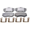 pad kit, disc brake, front - kit (with anti squeal shim, with brackets)