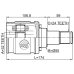 inner cv joint left 32x50x24