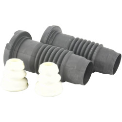 Boot with jounce bumper front shock absorber kit