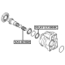 axle half shaft right 36x133.6x36
