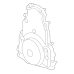 GENERAL MOTORS 12639250 Housing Assembly, Crankshaft Rear Oil Seal