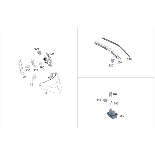 Rear Lamp Rh-2078200258 Avai