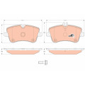Pad Sub Set,Rr Calip