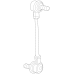 GM Front Sway Bar Link 84108681