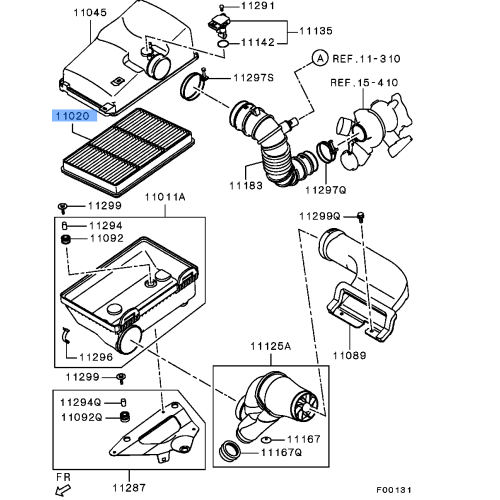 Air Filter Mitsu Pajero 2000-13