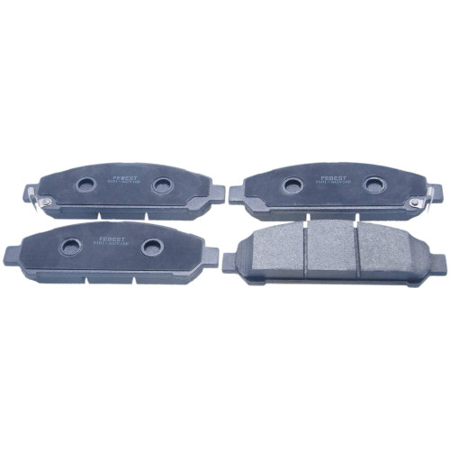 pad kit, disc brake, front (with anti squeal shim)