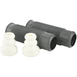 Boot with jounce bumper front shock absorber kit