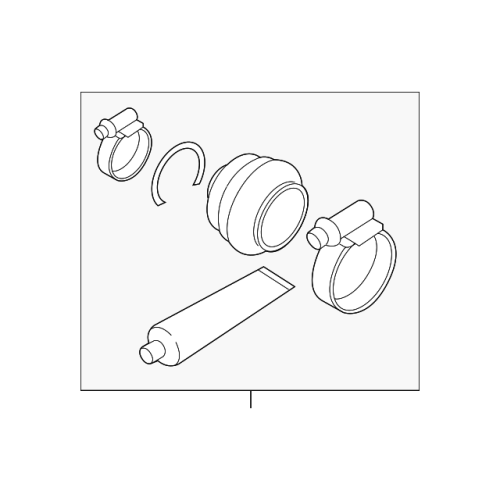 BMW 31607606091 Genuine Exterior Repair Kit Bellows