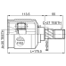 inner cv joint left 35x40x27