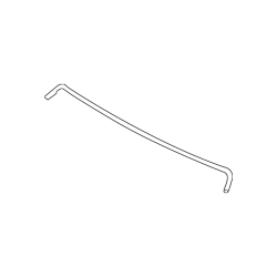 BMW Windshield Moulding Trim Seal - E38 Upper - Black