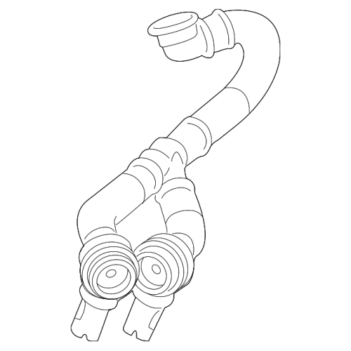 Turbocharger Bypass Valve Assembly with Hose for BMW F01 740i 2010-2015 F02 740Li 2011-2015 E71 E72 X6 2008-2014