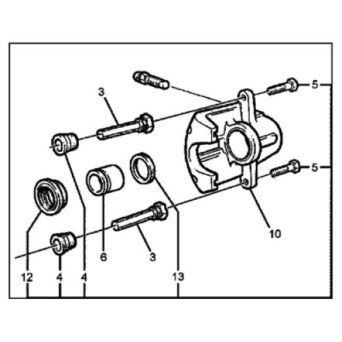 GM 92147153 Caliper Kit, Rear Brake