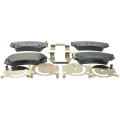 pad kit, disc brake, front - kit (with anti squeal shim, with brackets)