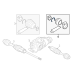 BMW 31607606091 Genuine Exterior Repair Kit Bellows