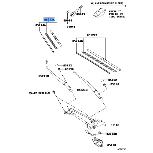 WIPER BLADE FR RH