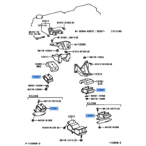 ENGINE MOUNTING