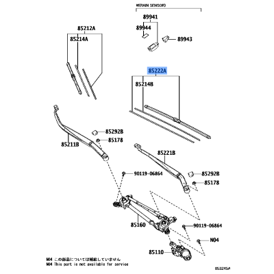 Blade Fr Wiper Lh