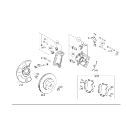 Brake Disc Frt Db W204,W212,W207,W172