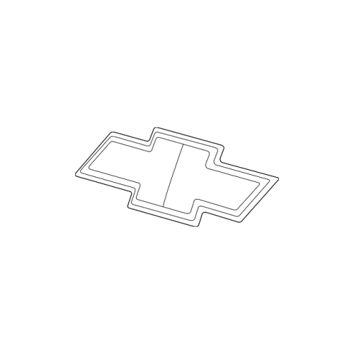 Rear Trunk Lid Gold Bowtie Emblem Badge - Chevrolet Caprice 2011-2017