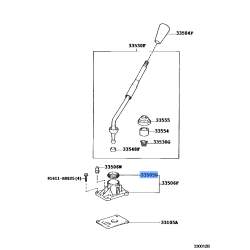 TOYOTA OEM Manual Shift Lever Bushing Re-Built Kit - Tacoma 4Runner T100