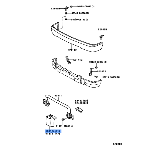 PAD FR BUMPER