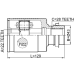 inner cv joint right 22x43x28