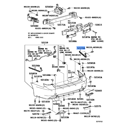 Bracket(L) F  Bumper