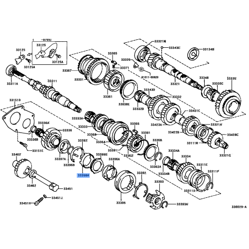 Toyota Synchronizer Ring Middle No.5 33398-12010