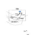 Toyota Front Turn Signal Lamp Body Wire Sub-Assembly 81515-35290