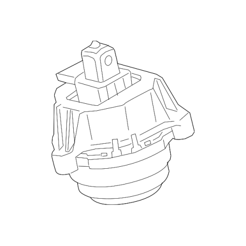 BMW X5 AWD Engine Frame Mount Left Side (G05) OEM 22116860471