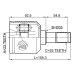 inner cv joint 23x35x25