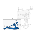 GENERAL MOTORS 84114506 Front Lower Control Arm