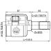 rear inner cv joint 22x35x25