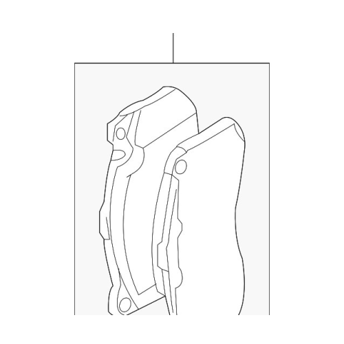 BMW Front Brake Pad Set for Performance Brake System 34116786044