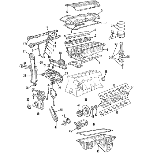 Valve Cover Gasket Bmw M56/325,E46