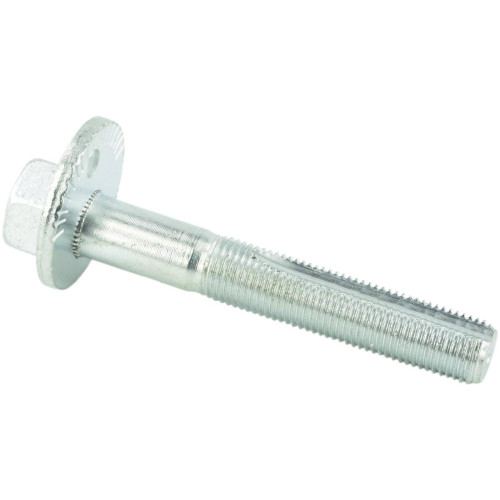 Camber adjusting eccentric bolt