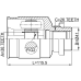 inner cv joint right 30x41x26