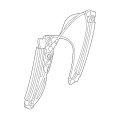 Window Regulator - BMW E65 E66 Front Right (Without Motor)