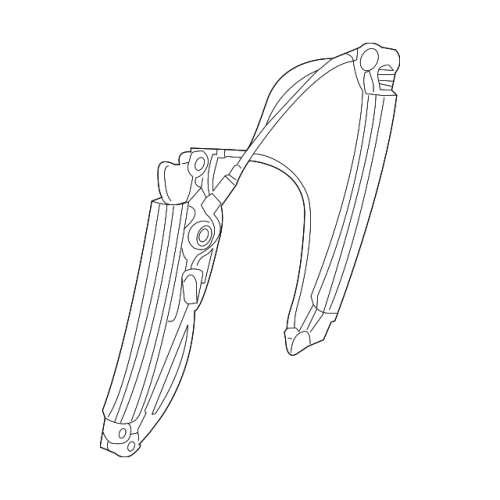 Window Regulator - BMW E65 E66 Front Right (Without Motor)