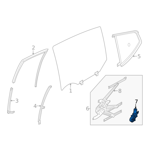 Motor Assy-Regulator,Lh