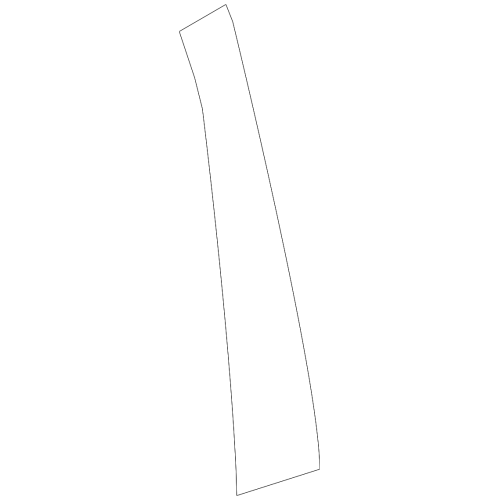 Tape-Front Door Outside,Rh