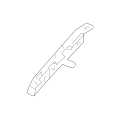 Front Bumper Cover Support Bracket Left - BMW 7 Series (E65 E66)